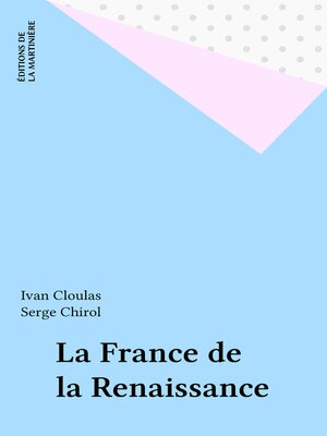 cover image of La France de la Renaissance